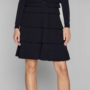 Chic Black Marston Tiered Skirt